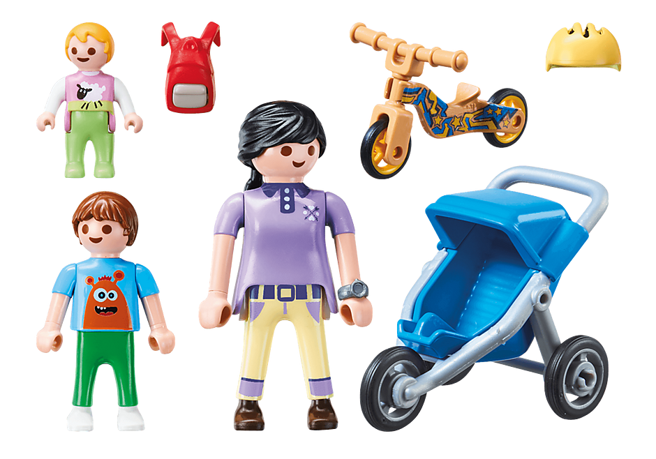 Maman Avec Enfants Playmobil Maman Avec Enfants Playmobil