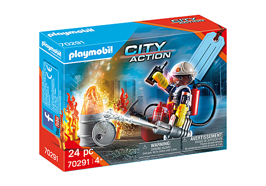Playmobil fire top and rescue set