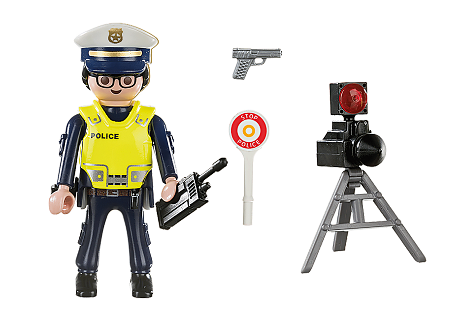 70305 Police Officer with Speed Trap detail image 3