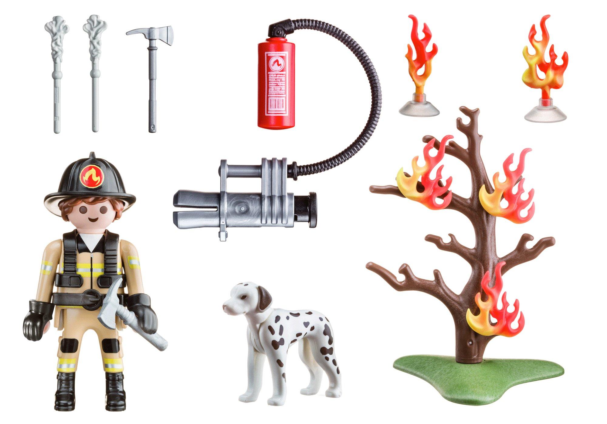 playmobil fire rescue carry case