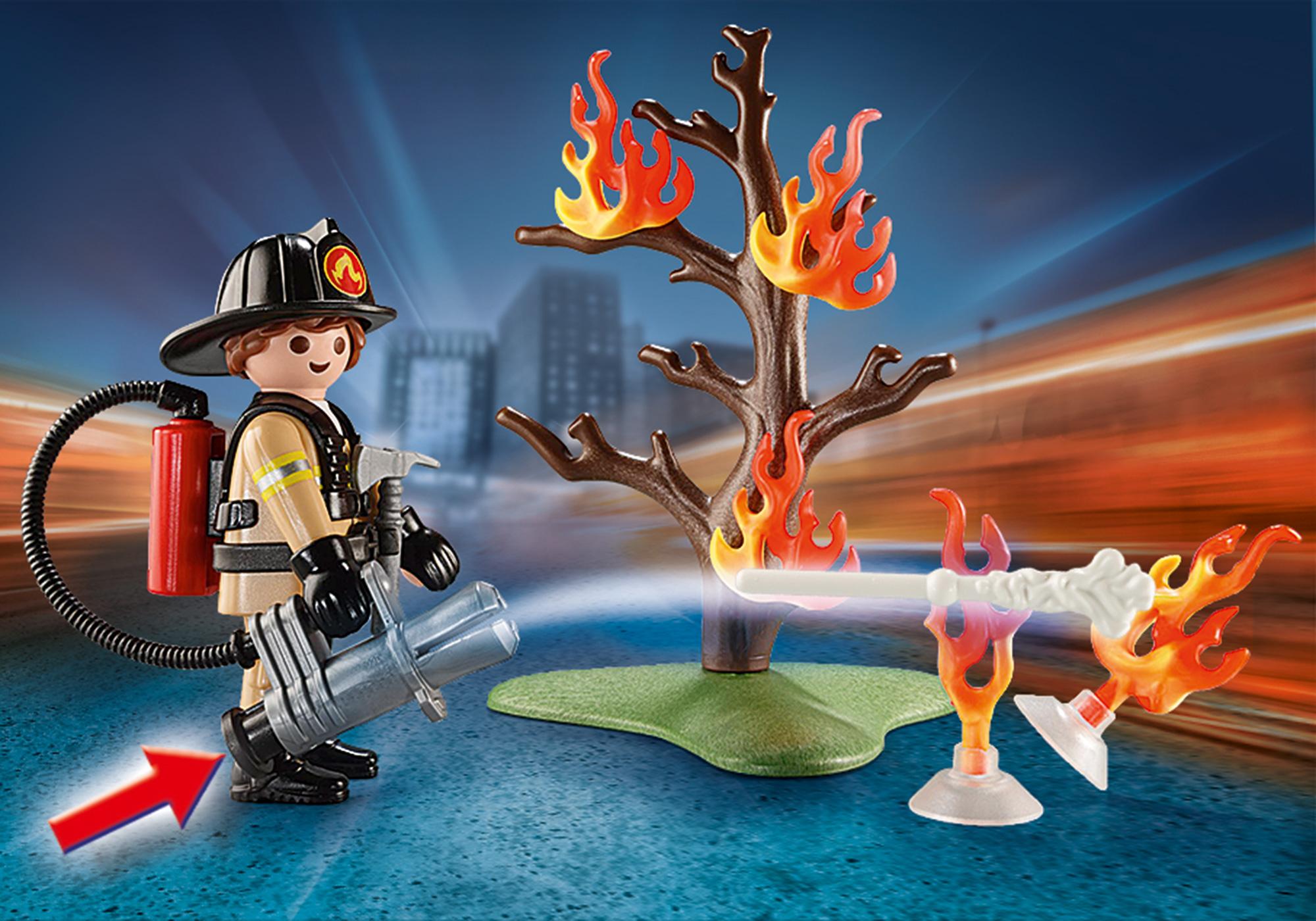 playmobil fire rescue carry case