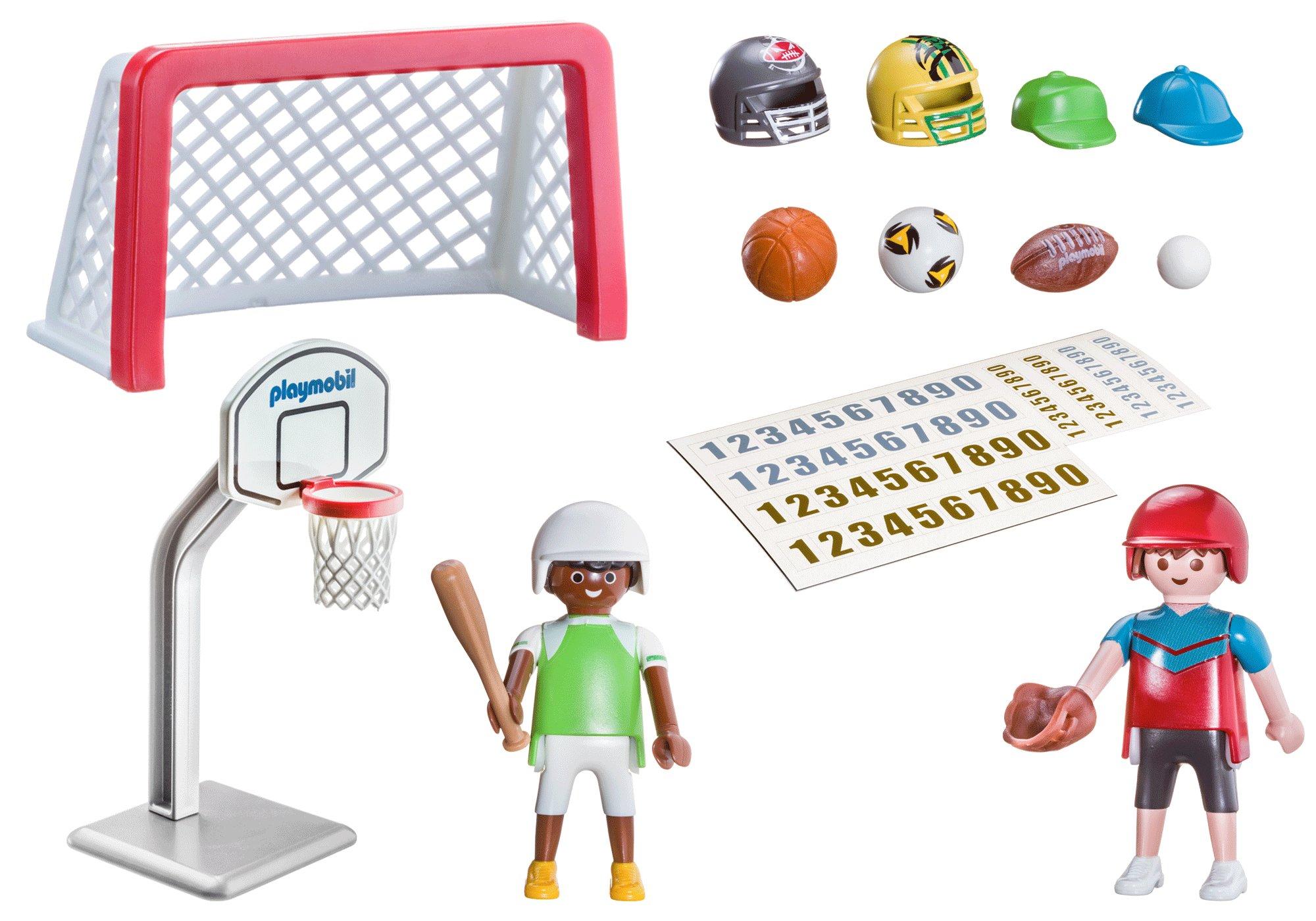 playmobil soccer shootout carry case