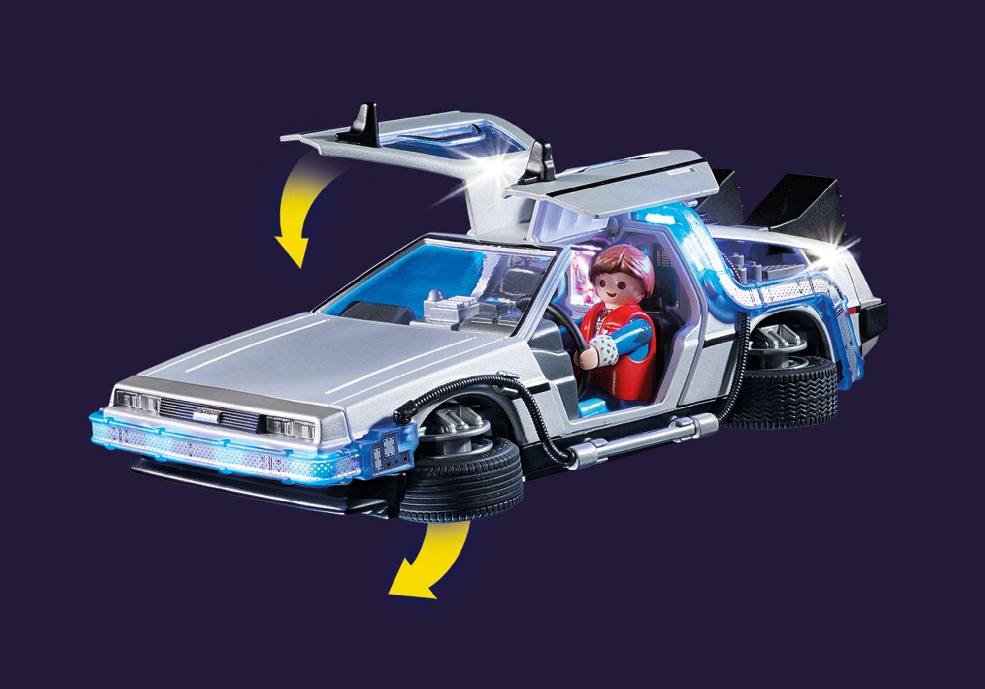 playmobil back to the future delorean