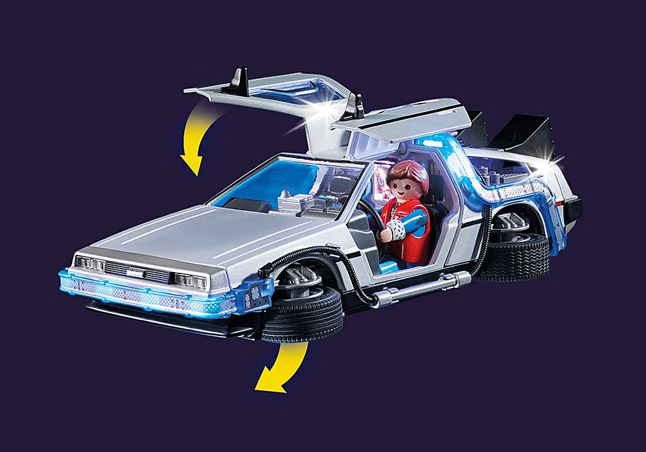 Back To The Future Delorean 70317 Playmobil Usa