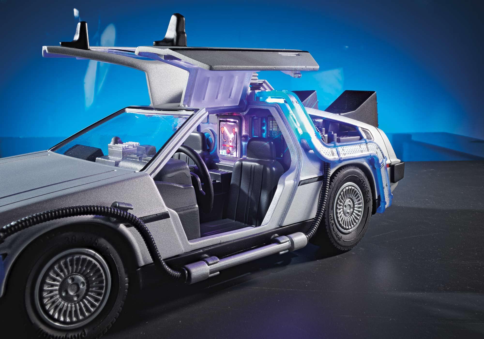 playmobil back to the future delorean