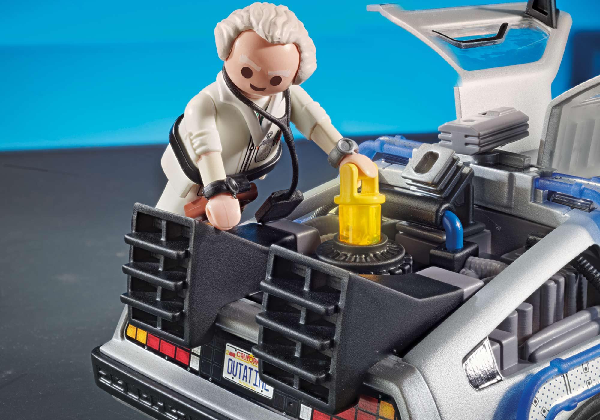 playmobil back to the future delorean