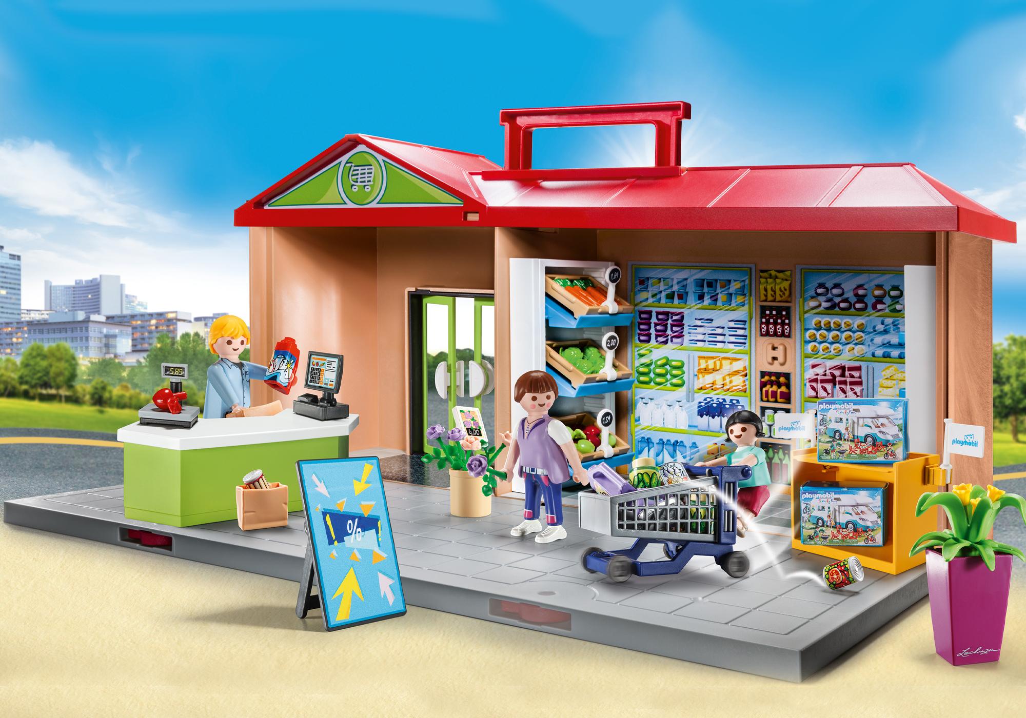 playmobil grocery store