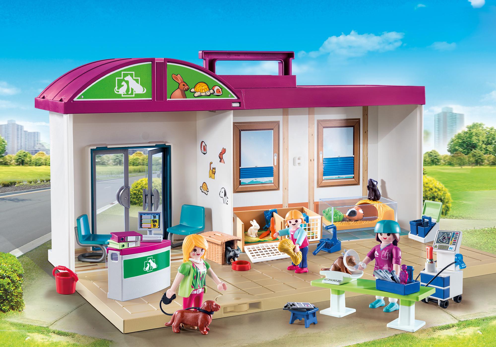 playmobil pet clinic