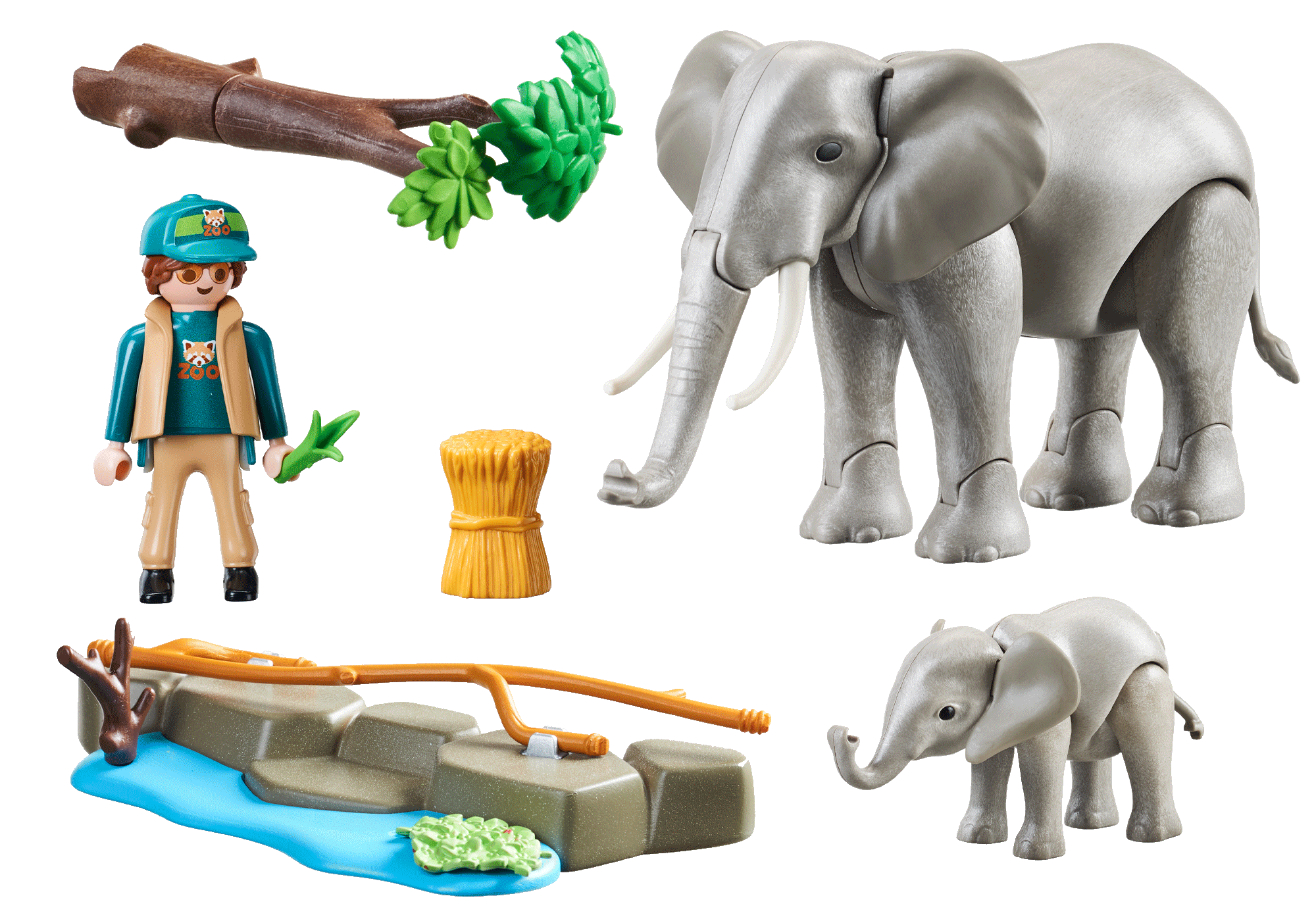 playmobil elephant family