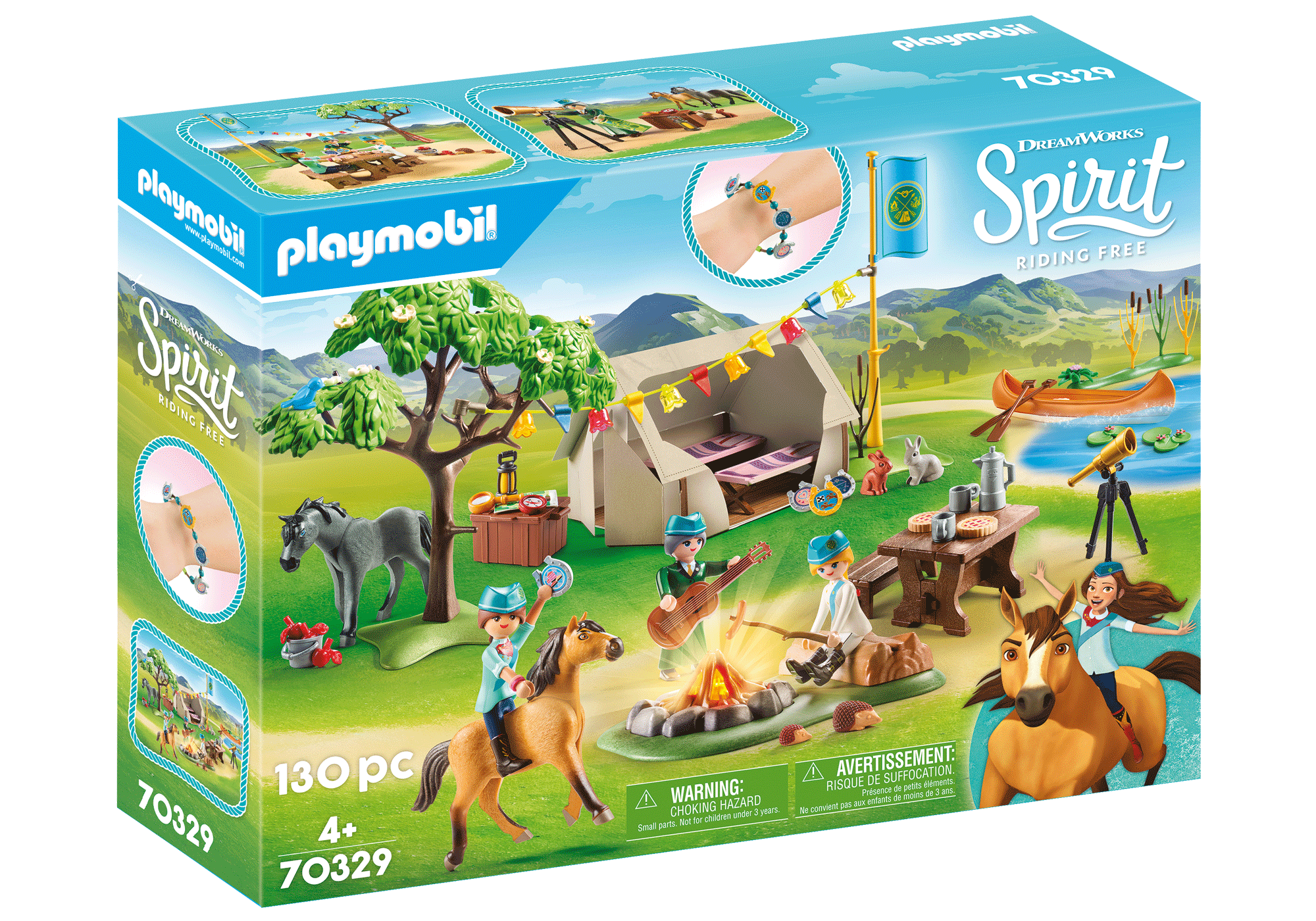 campamento de playmobil