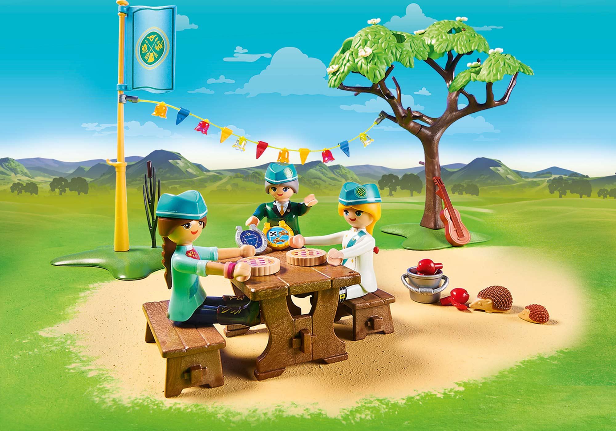 playmobil campamento de verano