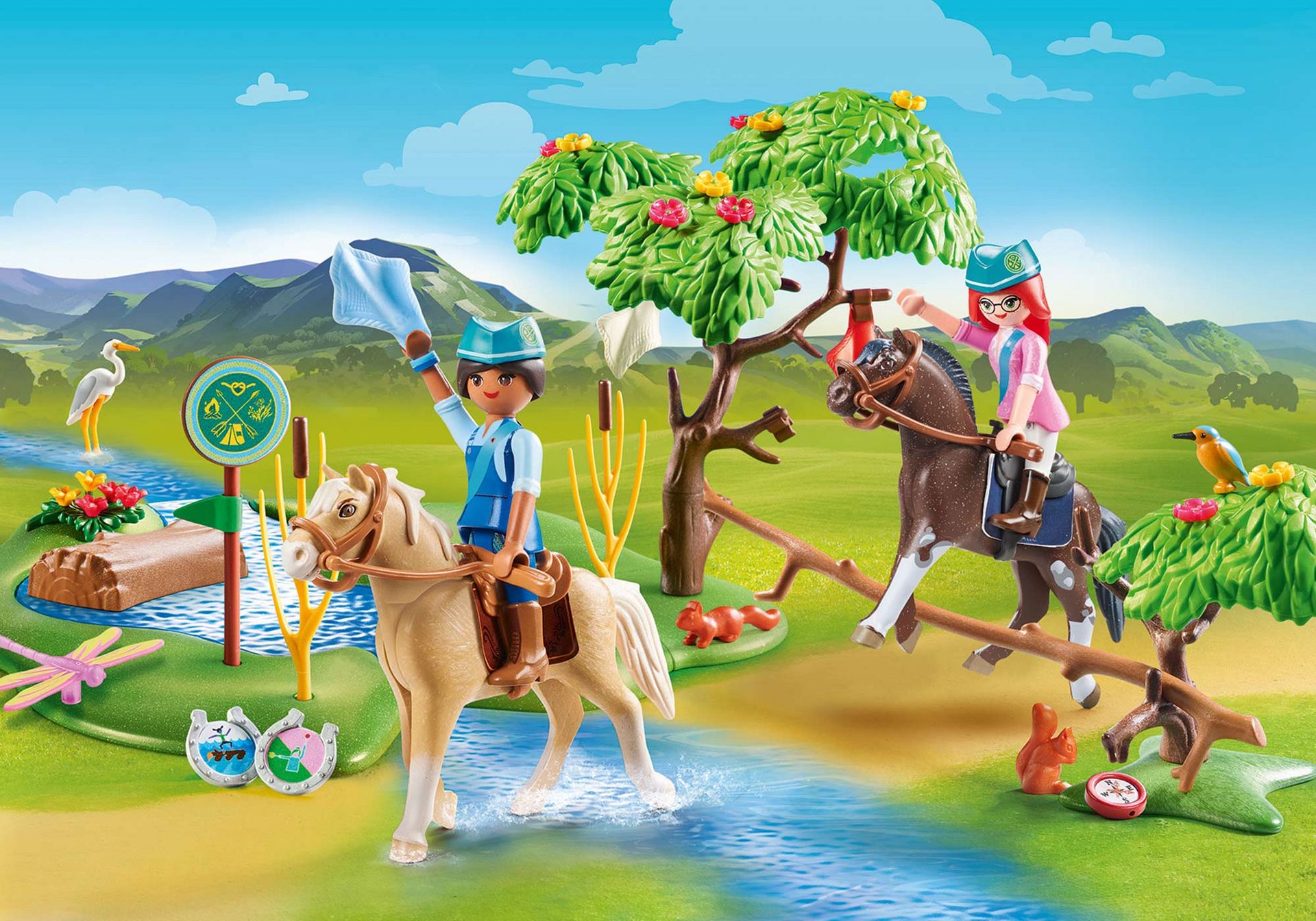 with Streams/rivers 3830 Playmobil New Spare  Ground 