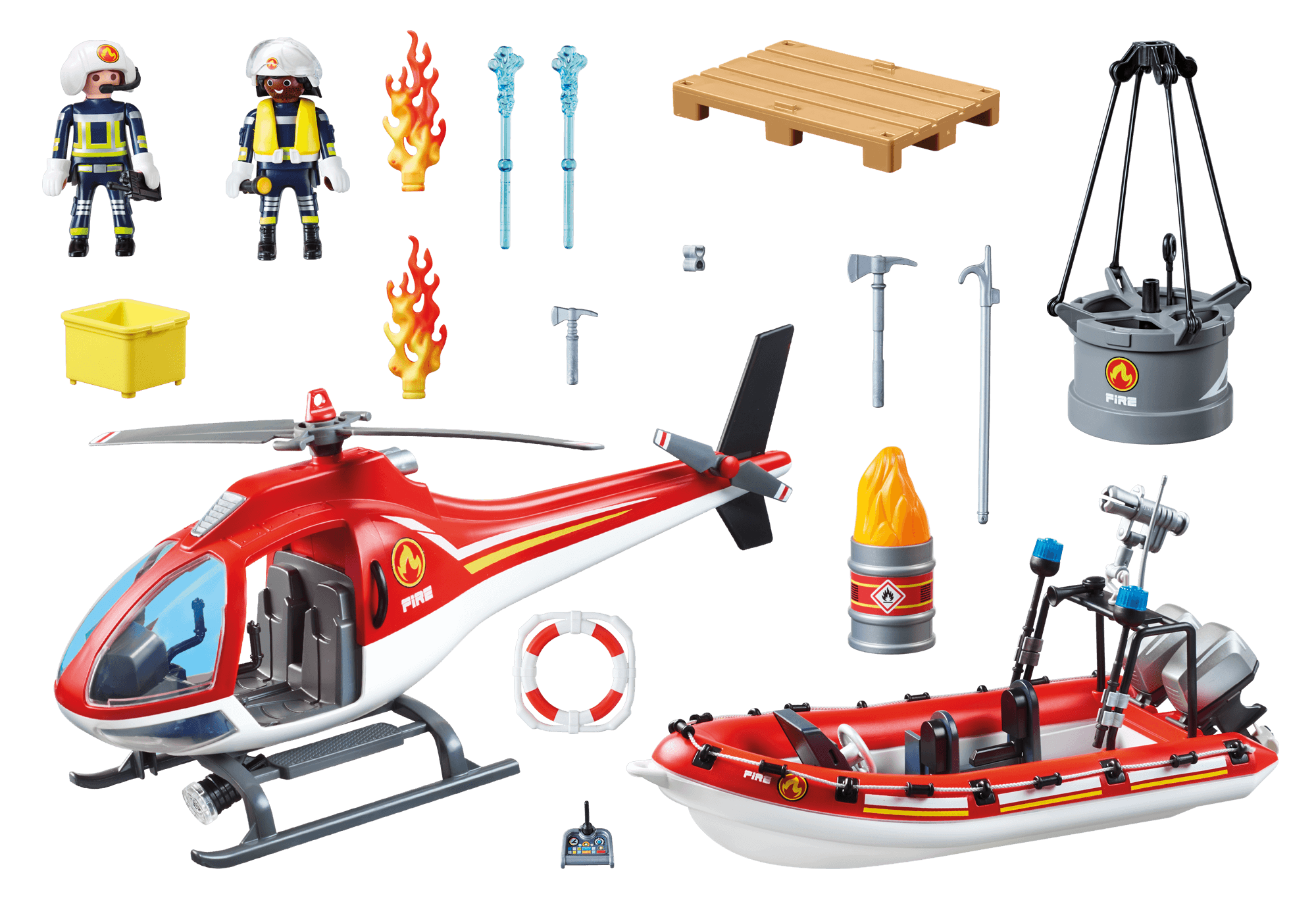 playmobil fire rescue mission