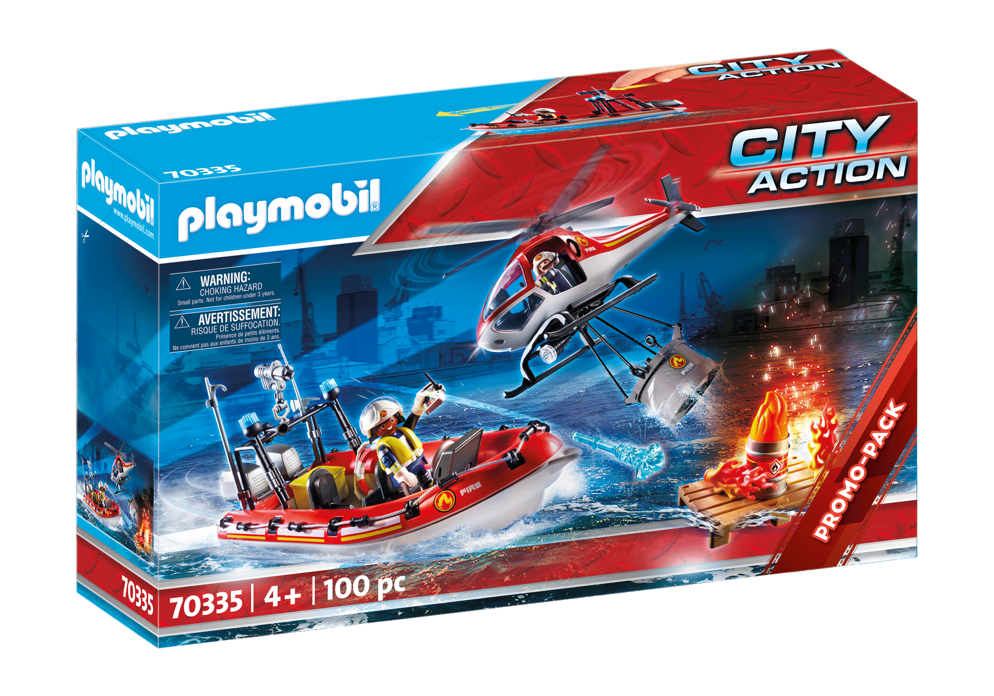 playmobil fire rescue mission