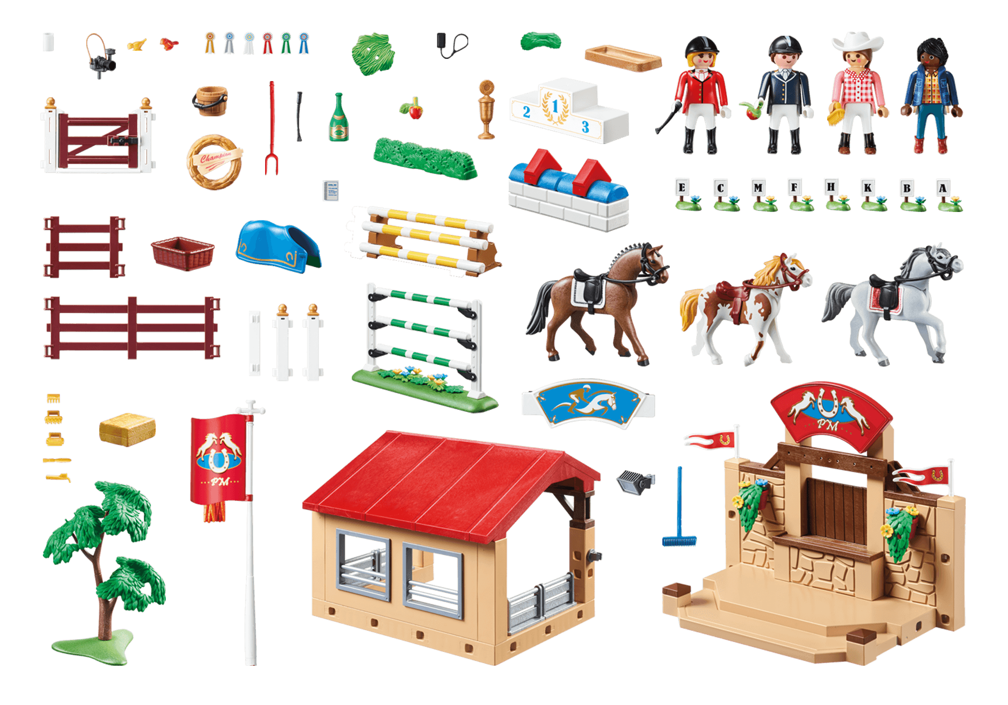 enclos chevaux playmobil