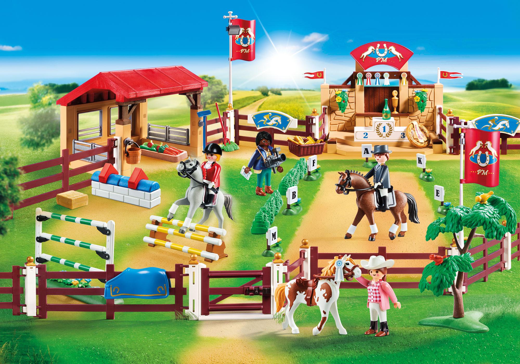 torneo de caballos playmobil