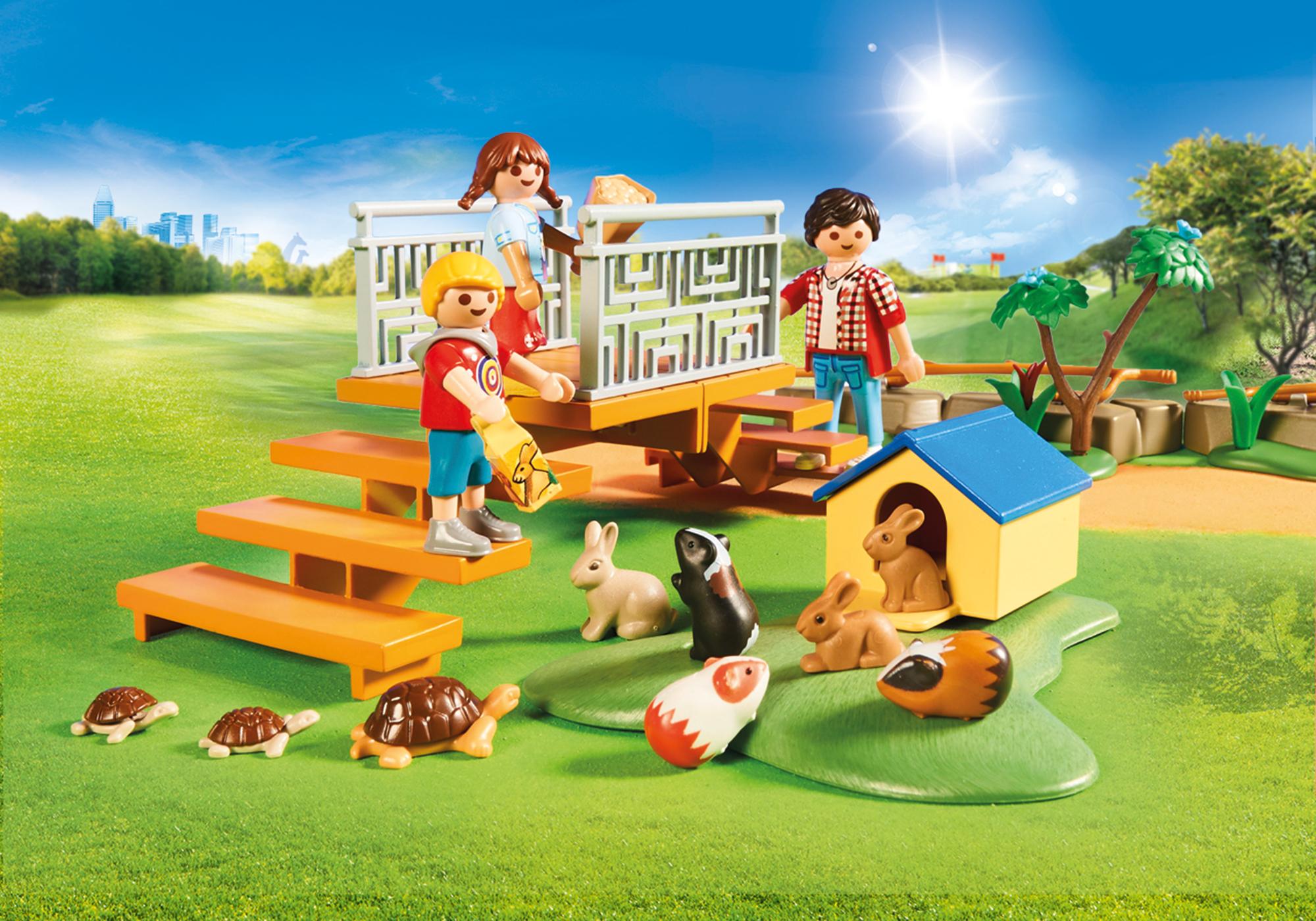 playmobil petting zoo