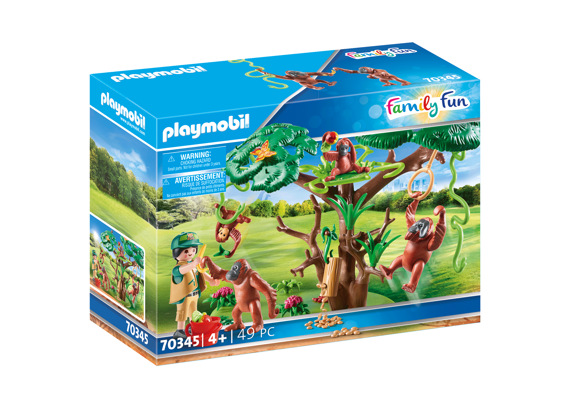 playmobil orangutan family