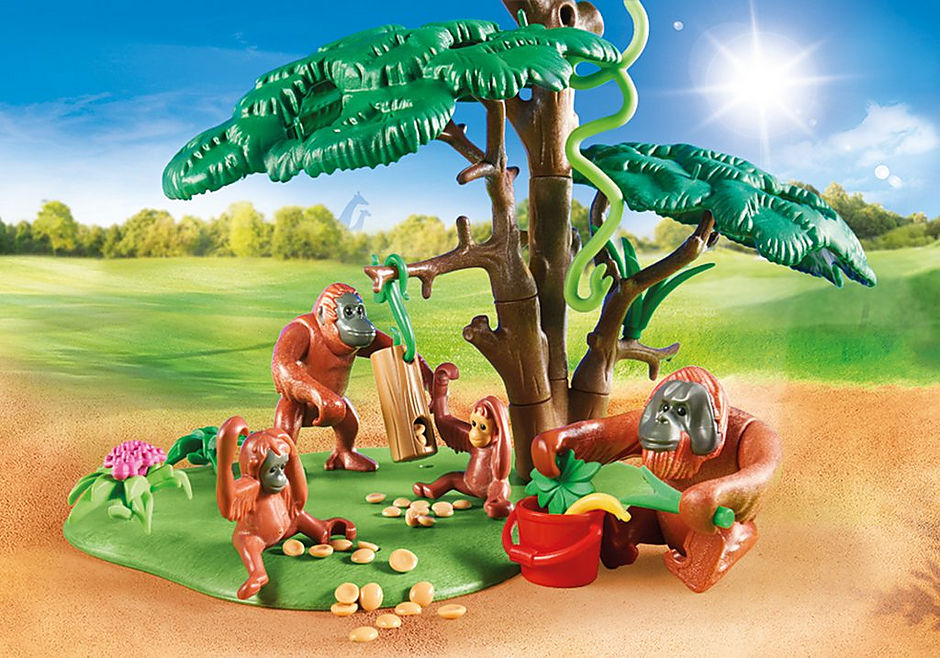 70345 Orangutans with Tree detail image 4
