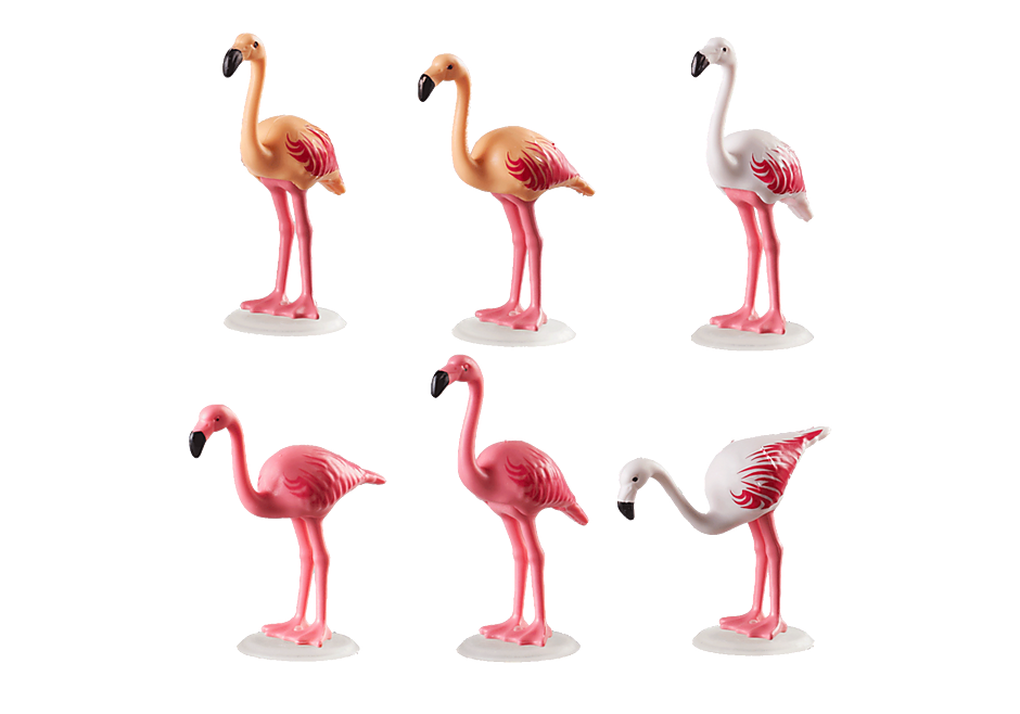 70351 Flamingoschwarm detail image 4