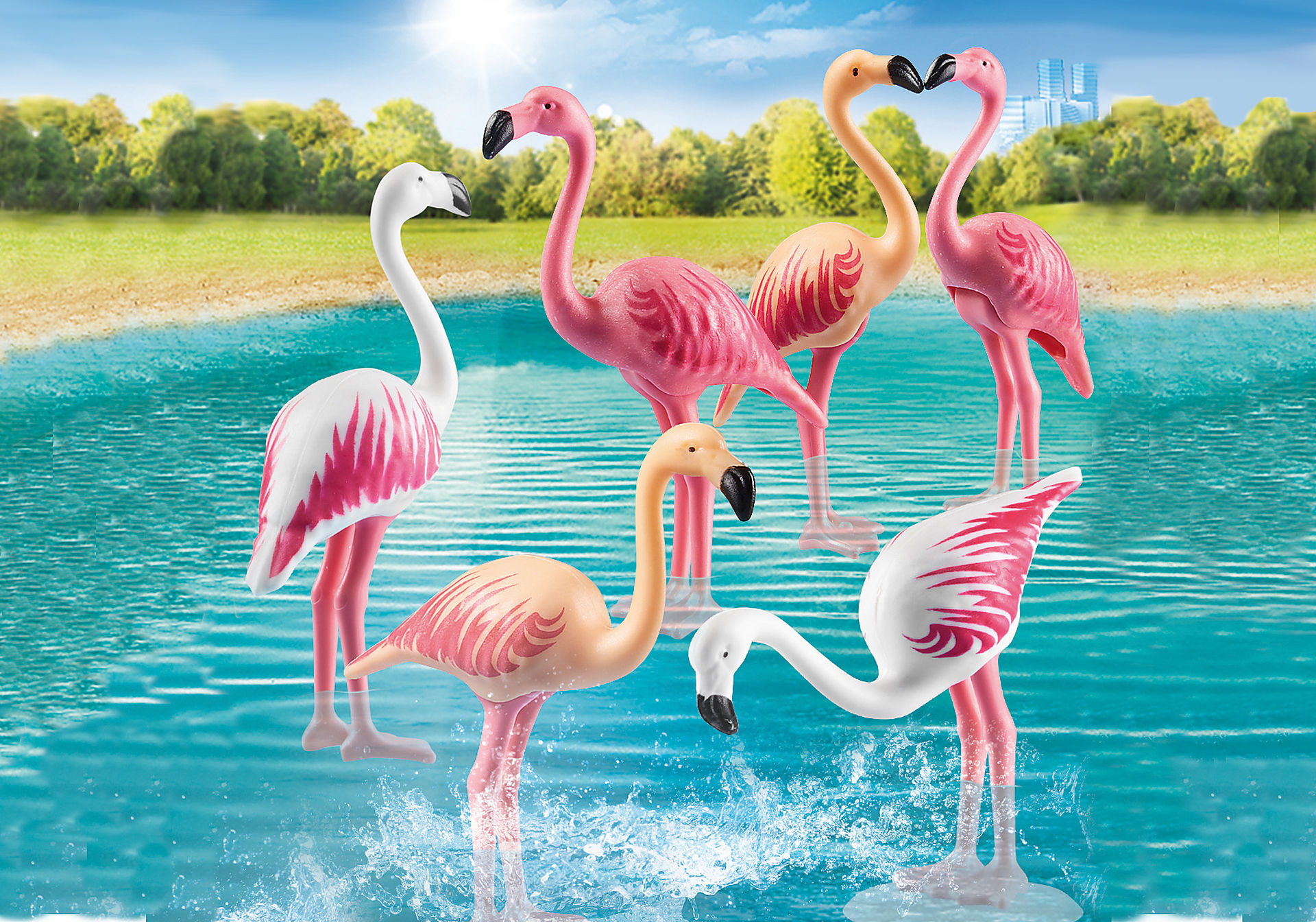 70351 Flamingoschwarm zoom image1