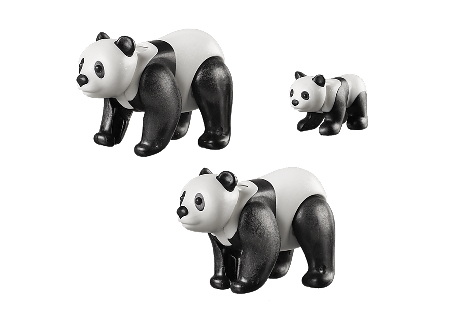 70353 2 Pandas mit Baby detail image 4