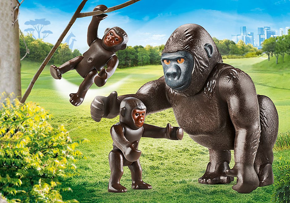 70360 Gorilla with Babies detail image 1