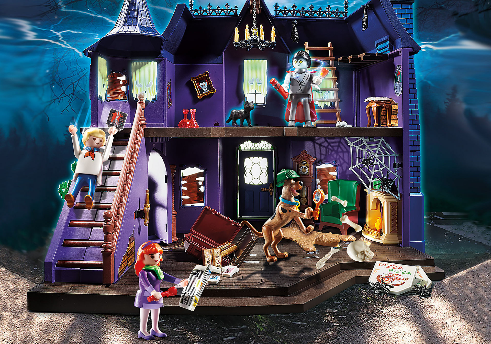 Scrooge I Przygoda Z Duchami Gra SCOOBY-DOO! Przygoda w domu z duchami - 70361 - PLAYMOBIL® Polska
