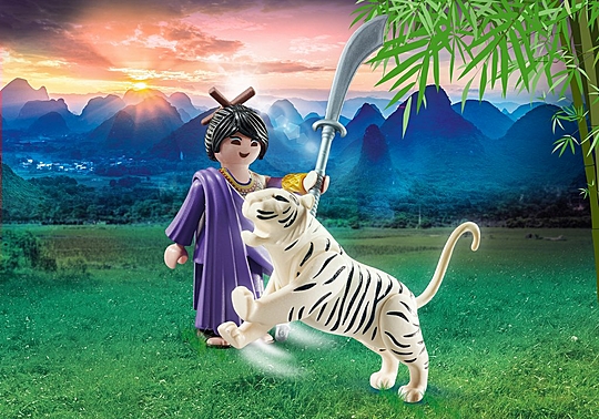 Fighter with Tiger - 70382 | PLAYMOBIL®