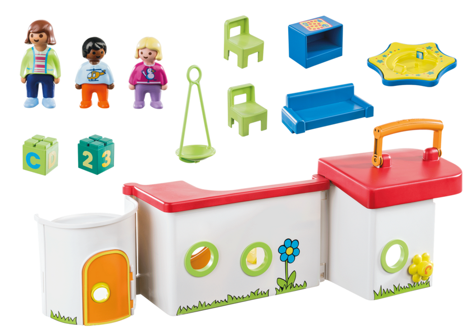 Playmobil 1.2.3 70399 Mein Mitnehm-Kindergarten 