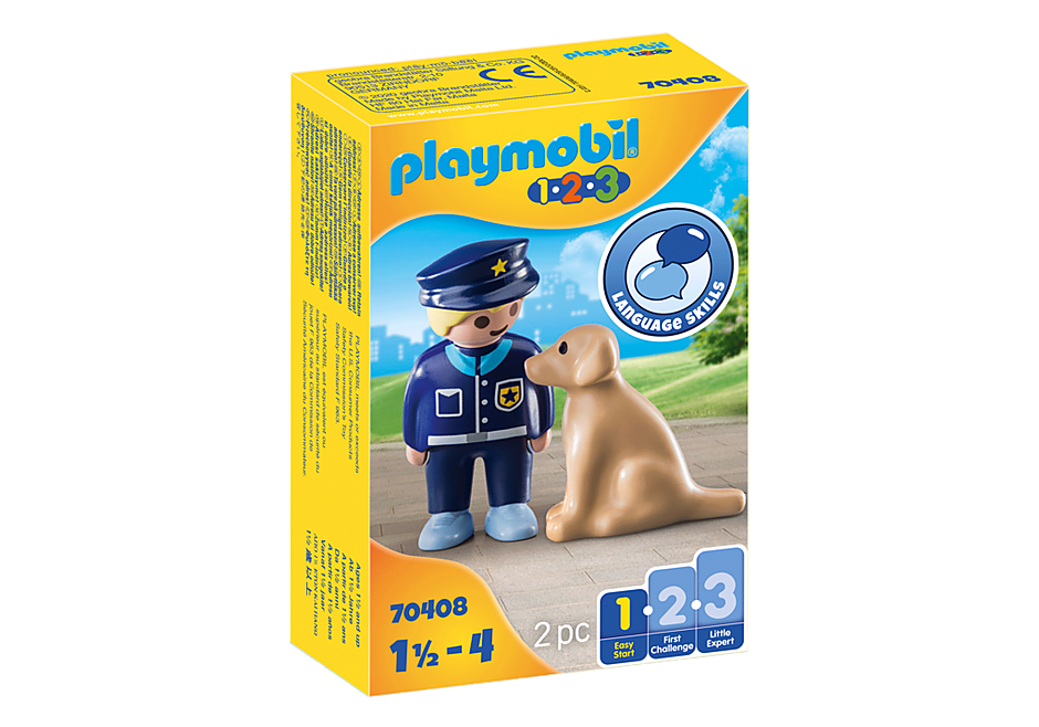 70408 Police Officer with Dog detail image 3