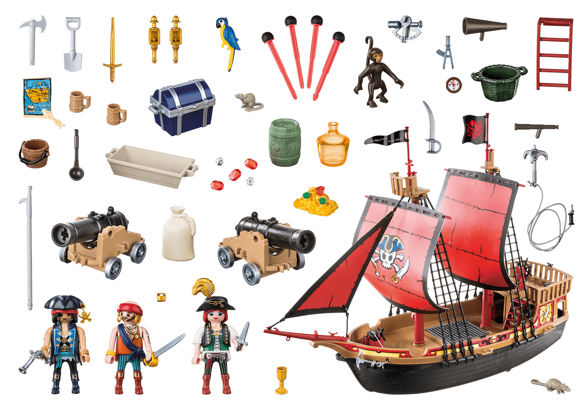 bateau playmobil pirate