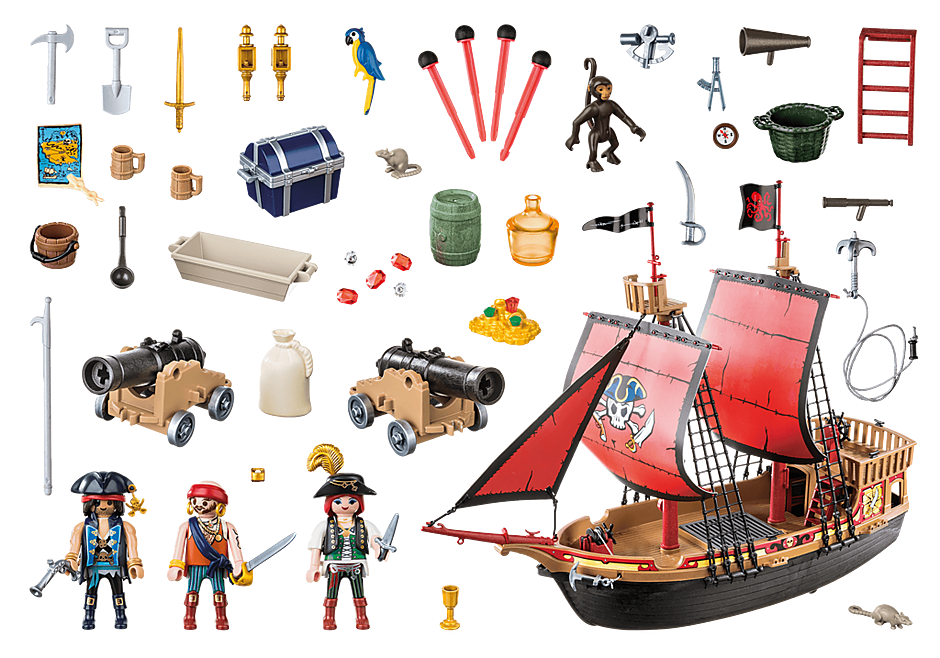 70411 Bateau pirates detail image 4