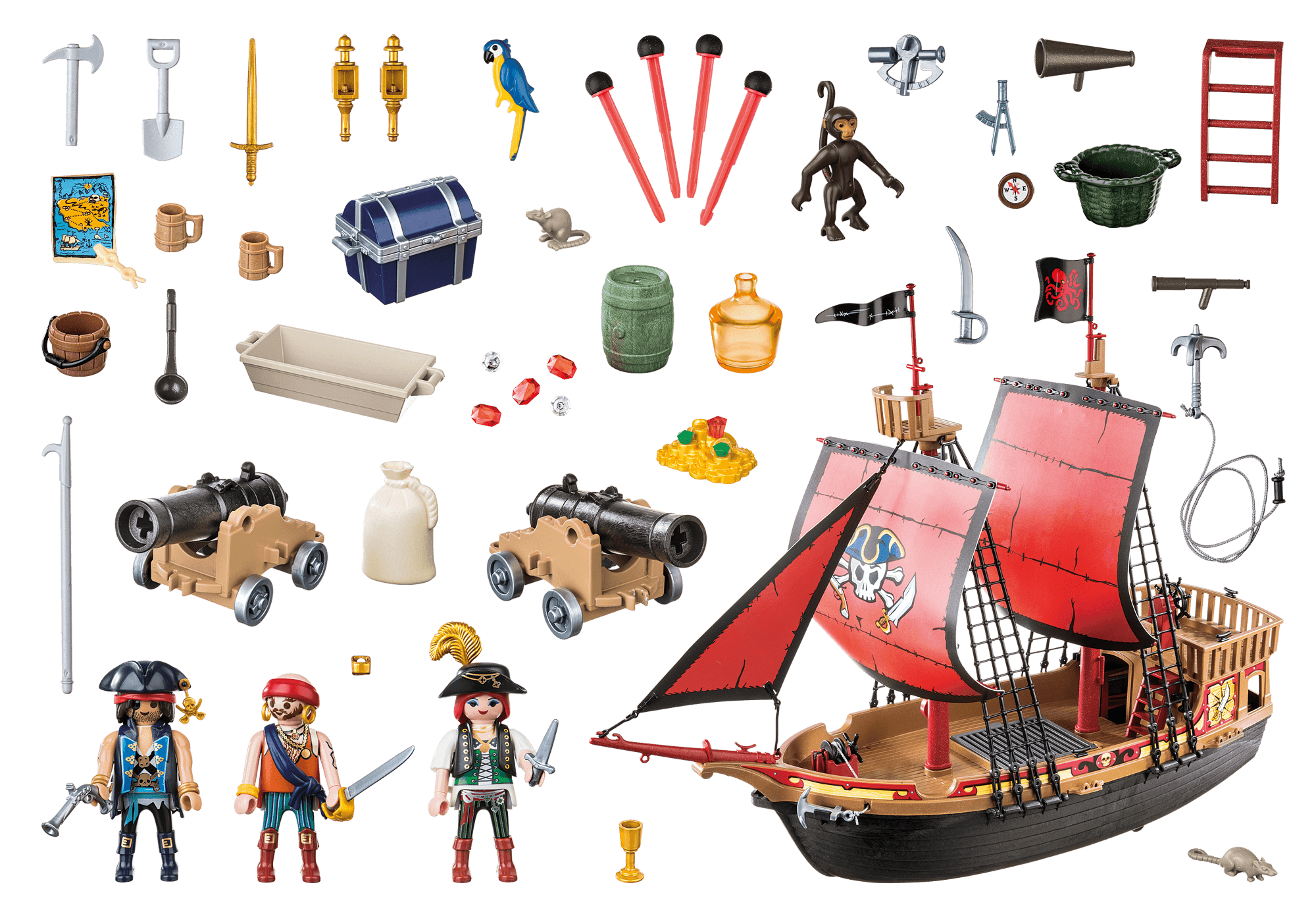 playmobil large pirate ship