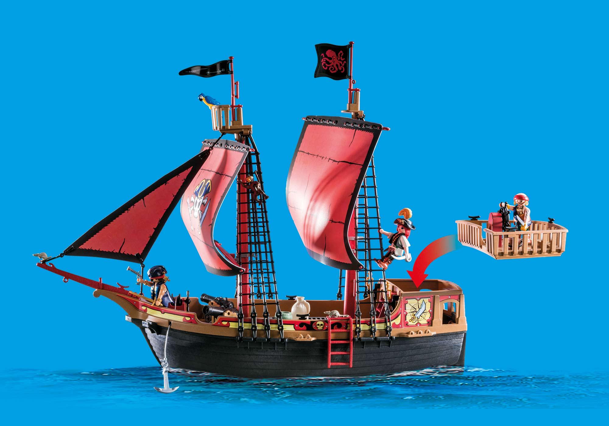 barcos de playmobil piratas