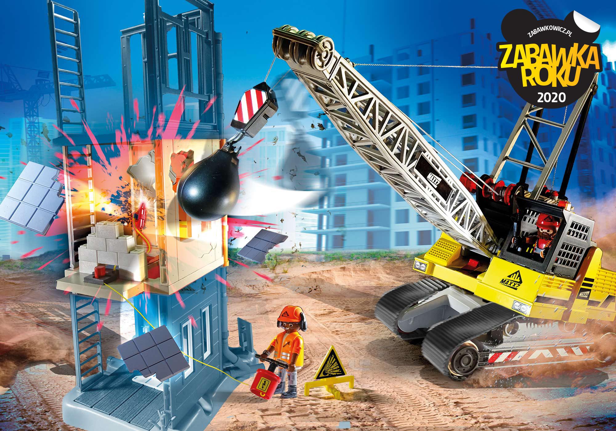 Wielka akcja rozbiórkowa z koparką kablową PLAYMOBIL!
