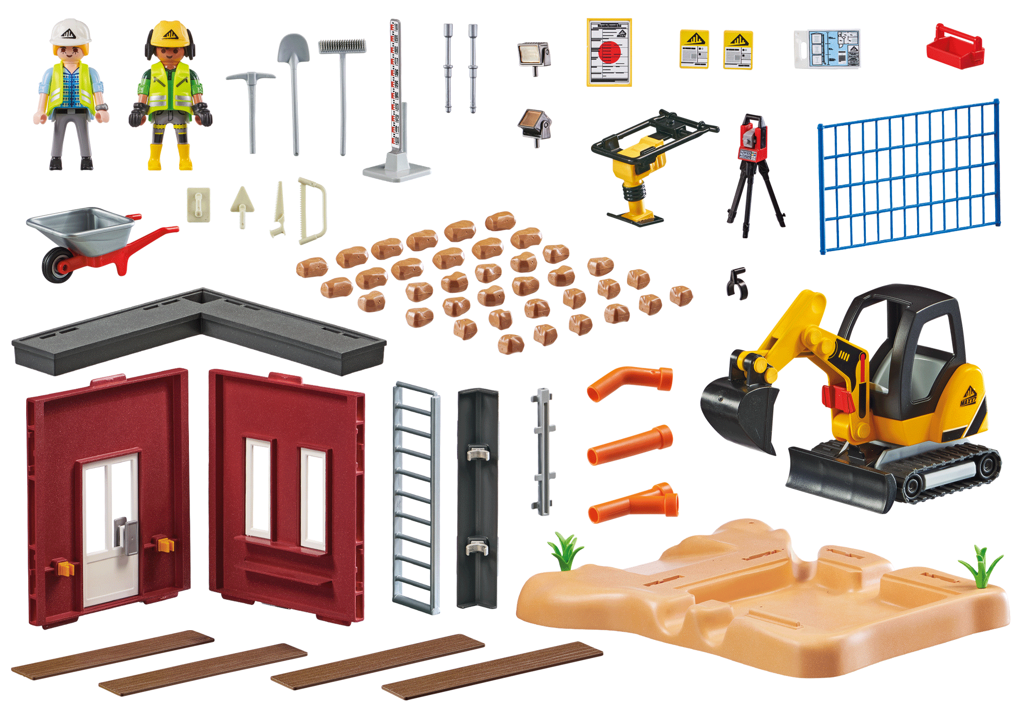 playmobil excavator