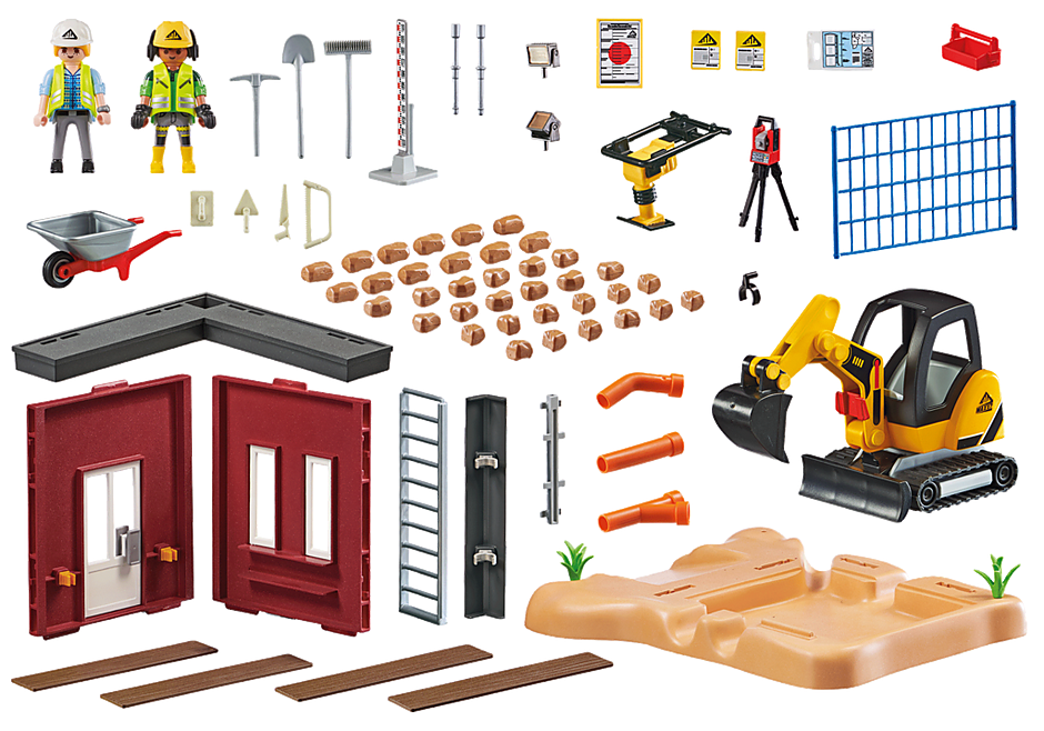 70443 Mini Excavator with Building Section detail image 3