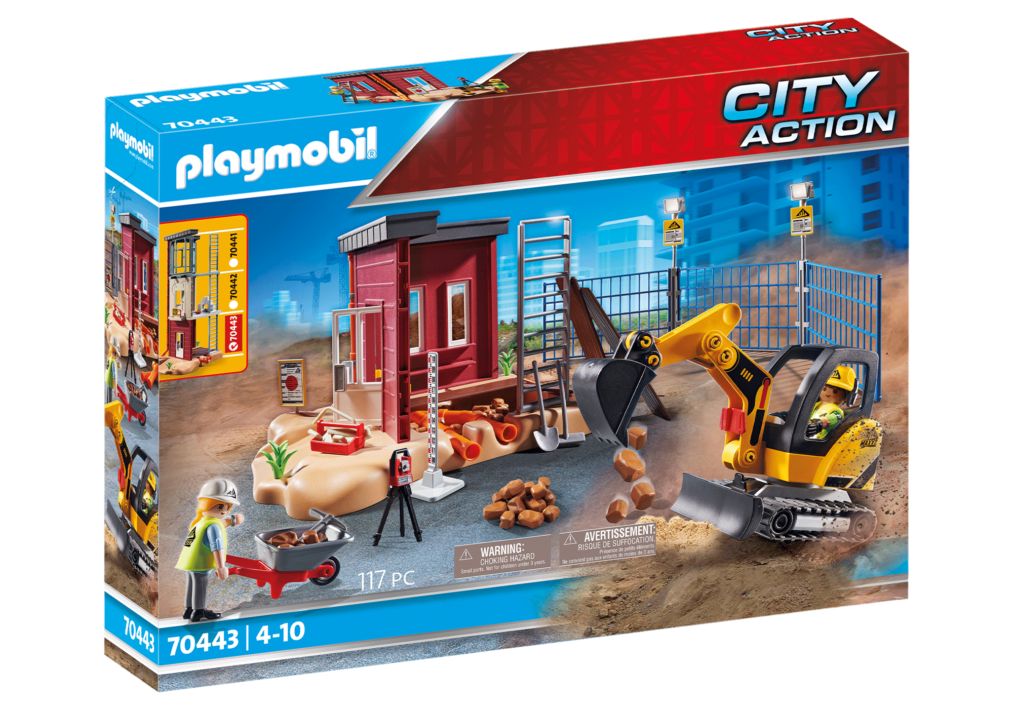 playmobil excavator