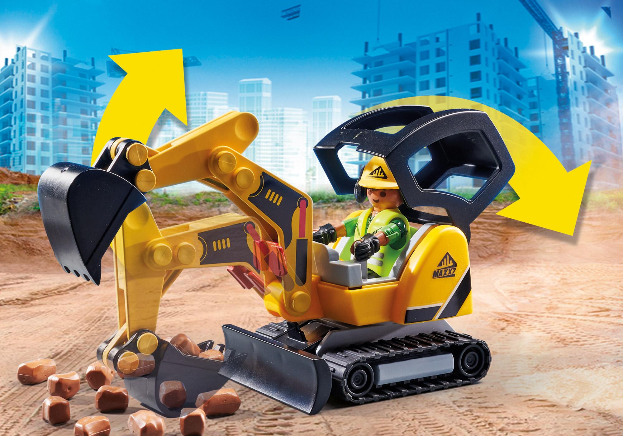 playmobil excavator
