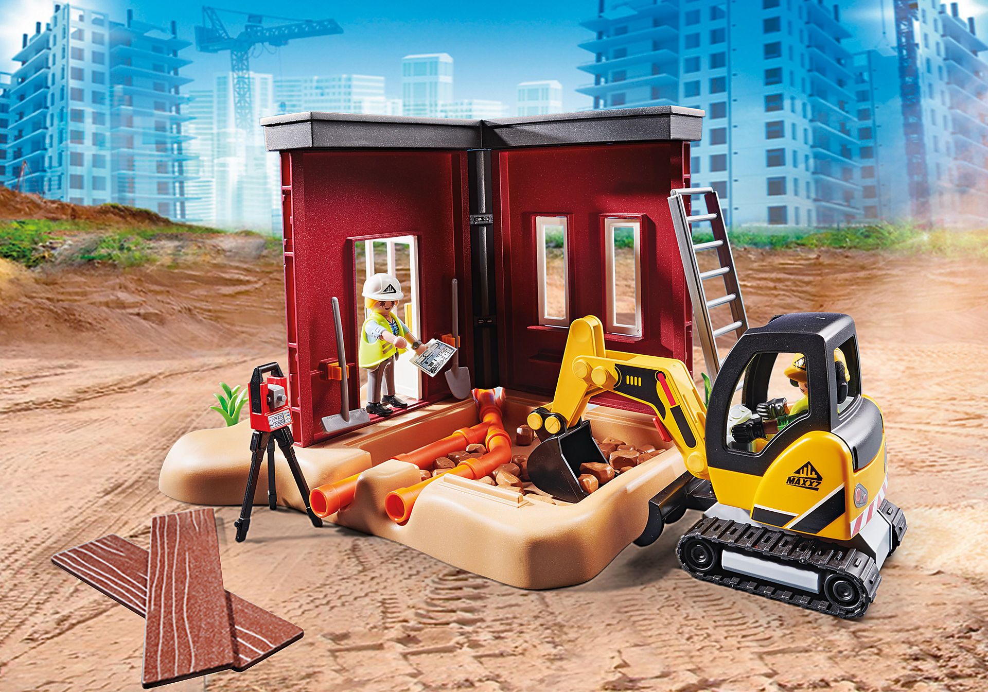 70443 Mini Excavator with Building Section zoom image6