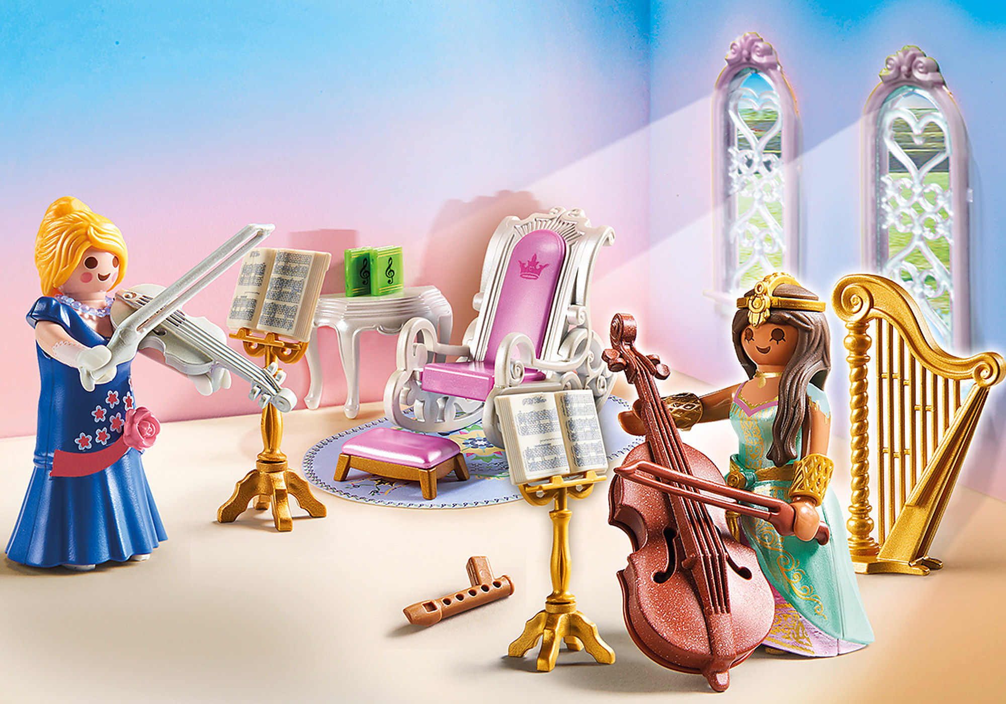 70452 - Playmobil Princess - Salle de musique du palais Playmobil