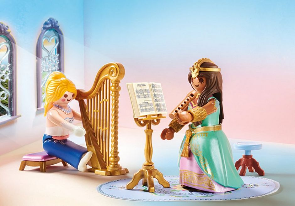 music instruments new Playmobil figurine lot character couple troubadourds 