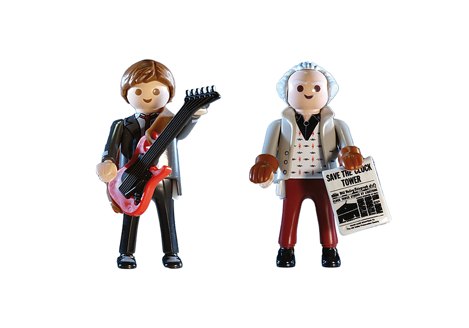 70459 Back to the Future Marty Mcfly and Dr. Emmett Brown detail image 3