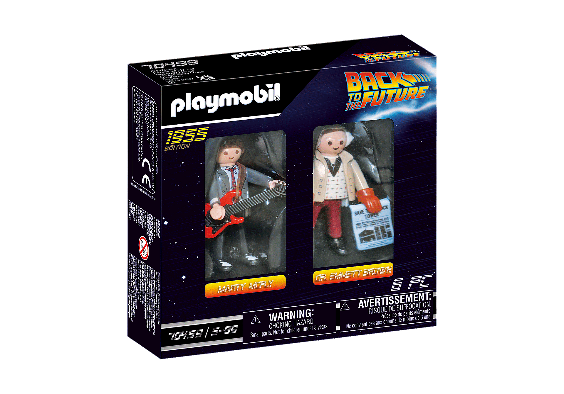 70459 Back to the Future Marty Mcfly and Dr. Emmett Brown zoom image2