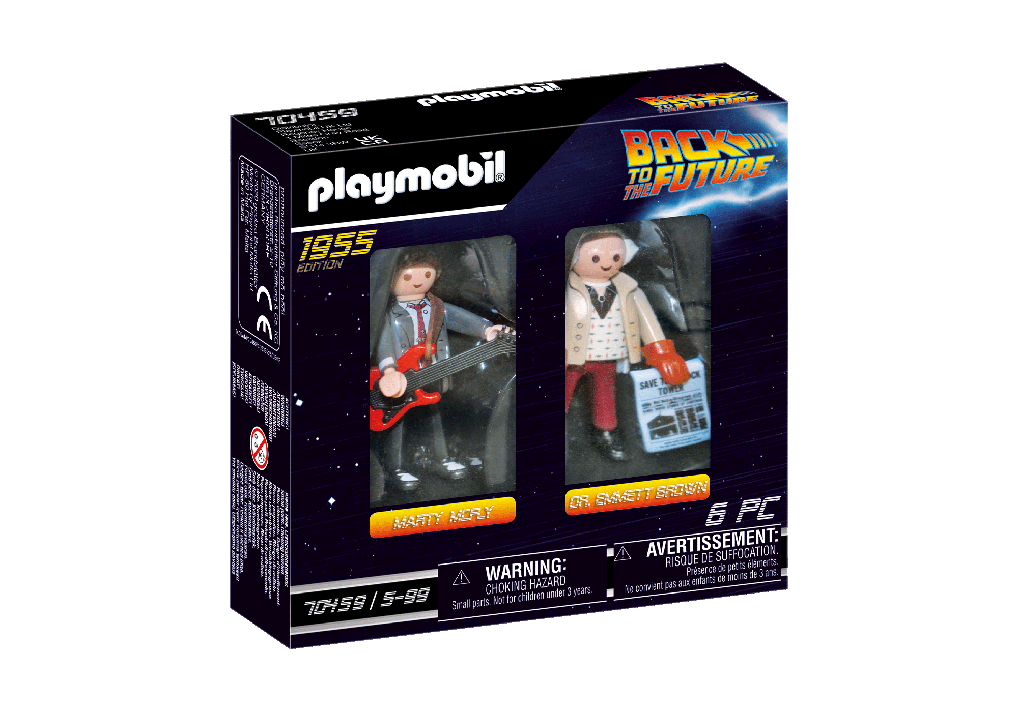 70459 Back to the Future Marty Mcfly et Dr. Emmett Brown detail image 2