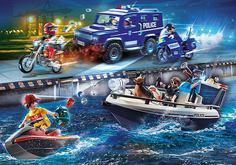 70463 Guarda Costeira e Ladrão em moto de água detail image 4