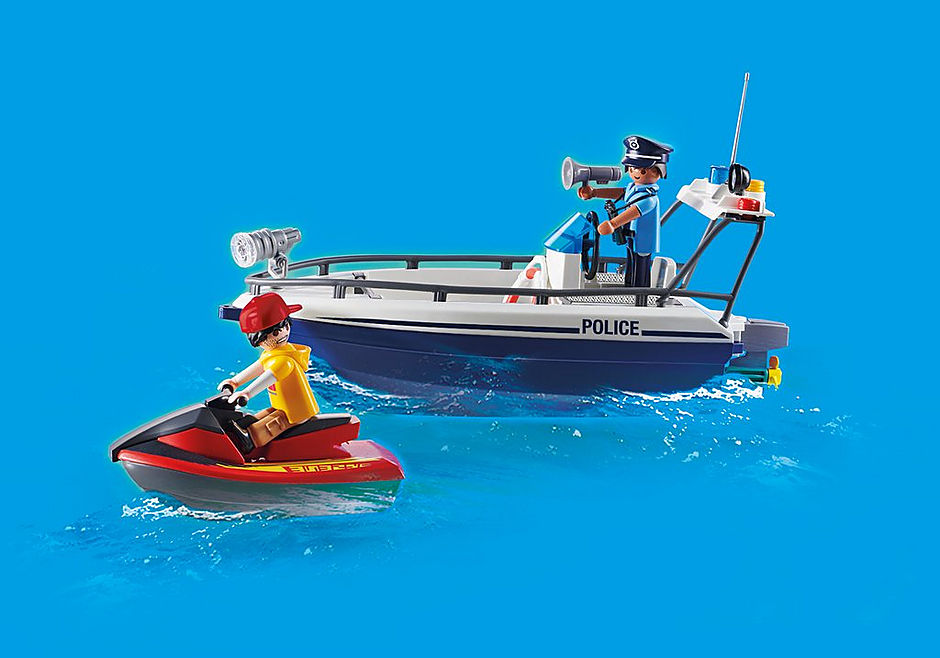 70463 Guarda Costeira e Ladrão em moto de água detail image 5