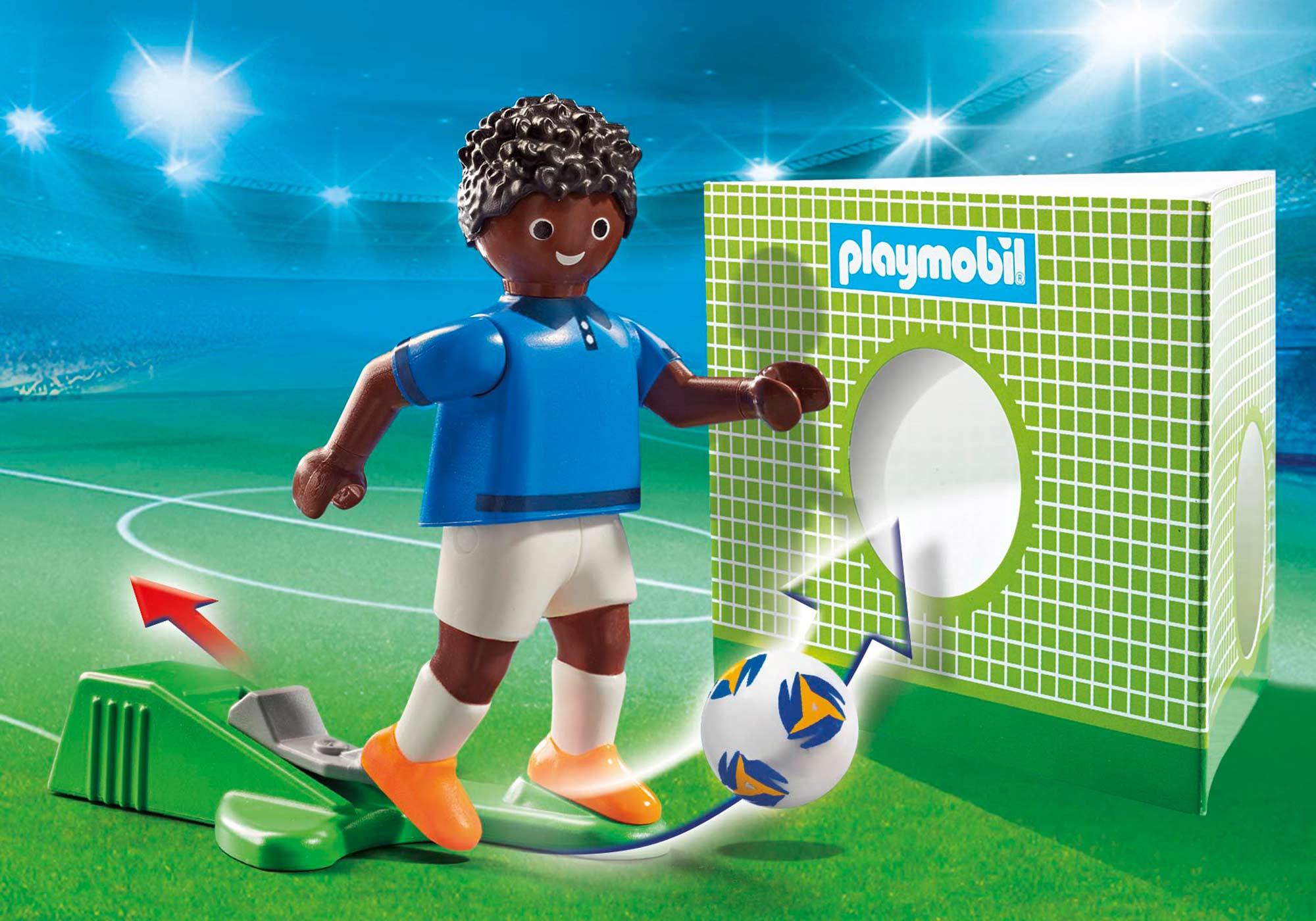 playmobil futbolin jugadores