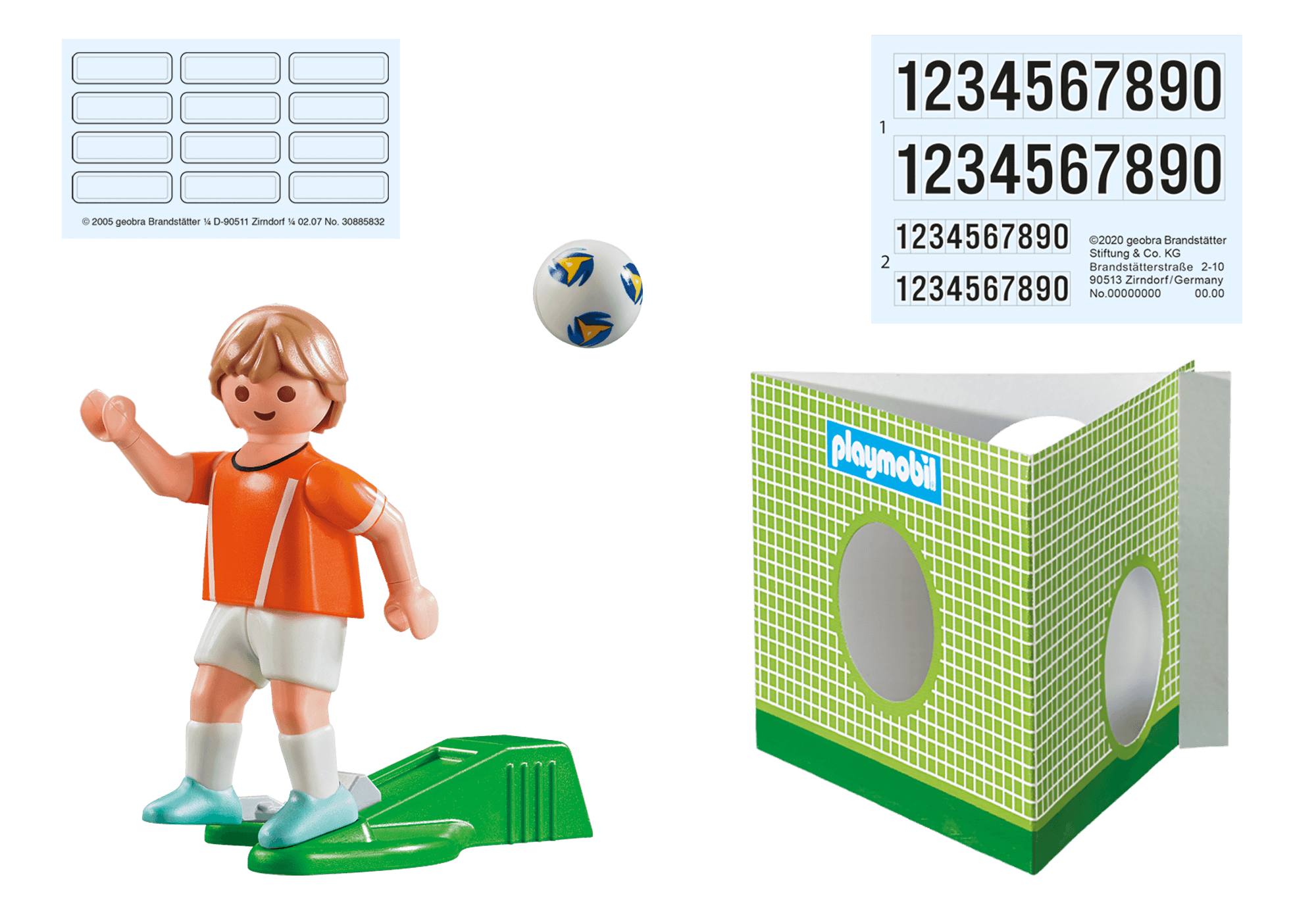 playmobil futbolin jugadores